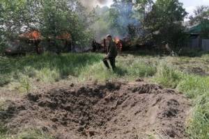 Появились фото последствий минометного обстрела брянского села Хоромное