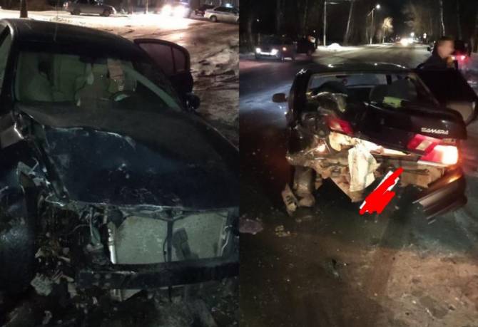В брянском посёлке Локоть пьяный водитель Infiniti устроил ДТП и разбил голову