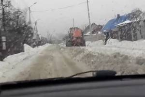 После критики в адрес губернатора в Брянске на Малыгина начали чистить снег