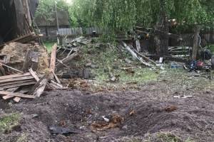Появились фото последствий обстрела села Соловьевка Климовского района