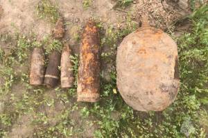 В поле под Навлей нашли 5 военных снарядов