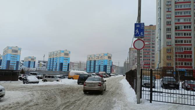 В Брянске закрыли проезд между улицами Костычева и Советской