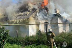 В Стародубе при пожаре в доме погиб 50-летний мужчина