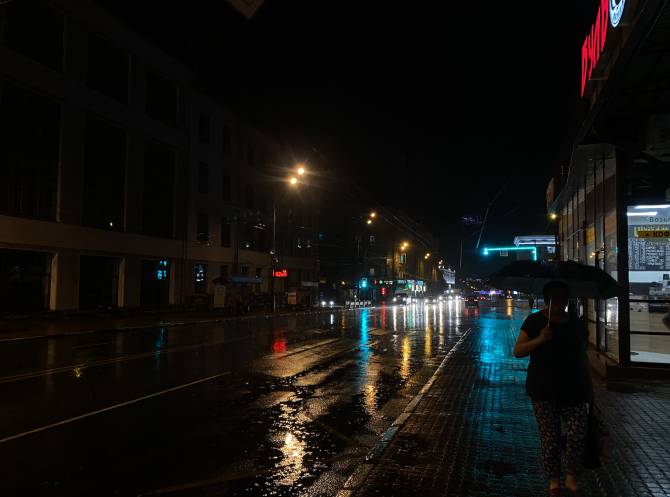 Рано утром Брянск накрыл освежающий дождь