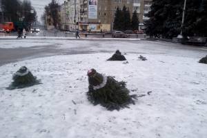 В Брянске гномики стали жертвами неизвестных вандалов