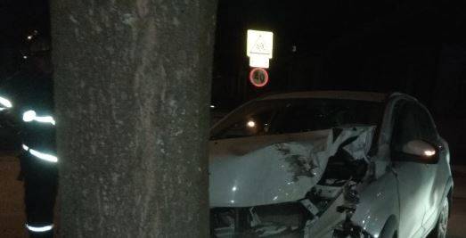 В Брянске скончался водитель врезавшегося в дерево автомобиля