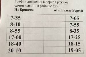 В Белых Берегах обрадовались возвращению маршруток