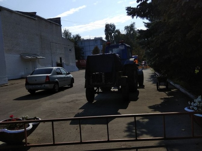 Жителей Карачева возмутил отлов собак с помощью трактора
