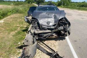 Под Унечей водитель Renault врезался в Lada и разбил голову 45-летнему мужчине