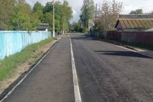 В Унече ремонт улицы Калинина подходит к концу