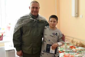 Мальчику Фёдору из Климовского района вручили медаль «Доблесть и отвага»
