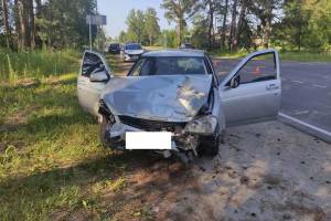 Под Жуковкой начинающий 18-летний водитель устроил ДТП и покалечился