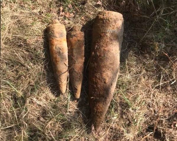 Под Дубровкой нашли три артиллерийских снаряда