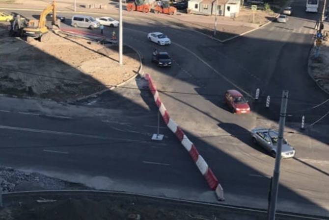 В Брянске завершается строительство кольца на улице Советской