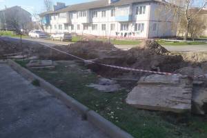 В Климовском районе заменили аварийный участок теплотрассы