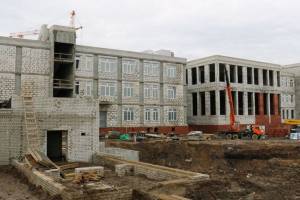 В 4-м микрорайоне Брянска новую школу построили на 80%