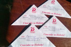 Брянские ветераны на День Победы получат письма-треугольники