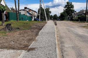 В Брянске на улице Тельмана появятся новые тротуары