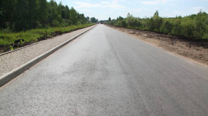 Под Брянском завершается ремонт дороги «Красный Бор – Станция Чернетово»