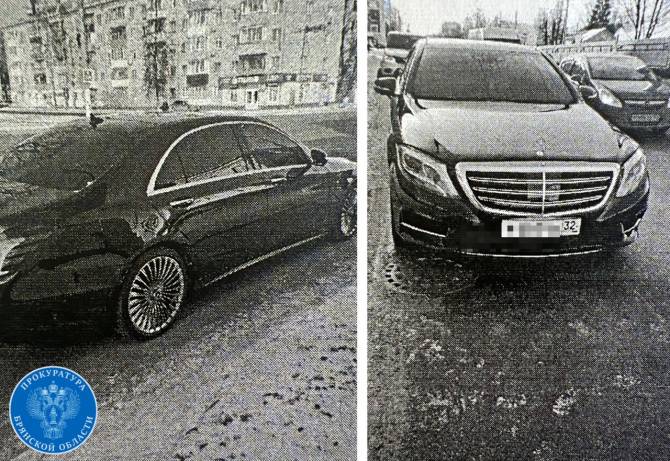 У жителя Брянска за повторную пьяную езду конфисковали Mercedes