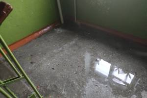 В Брянске после мощного ливня затопило пятиэтажку на Ростовской