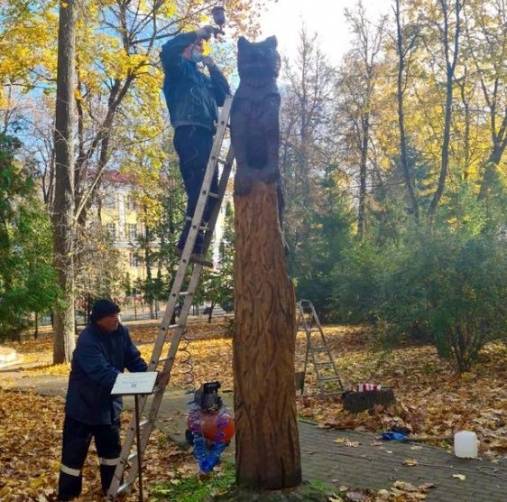 В Брянске в парке Толстого начались работы по благоустройству