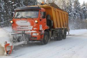 В Брянской области на расчистку федеральных трасс вышли 67 машин
