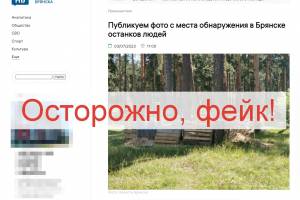 В Брянске пустили фейк о найденных в Фокинском районе останках людей