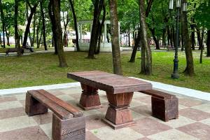 В брянском парке-музее Толстого появился шахматный стол