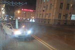 В Брянске у площади Ленина произошла массовая авария
