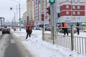 За выходные с улиц Брянска вывезли около 350 тонн снега