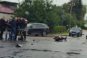 В Клинцах разбился мотоциклист