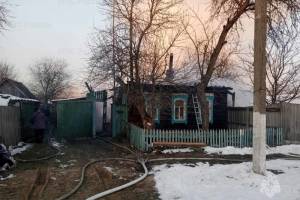 Под Климово в посёлке Вишнёвый сгорел жилой дом