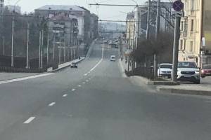 В Брянске из-за коронавируса улицы опустели