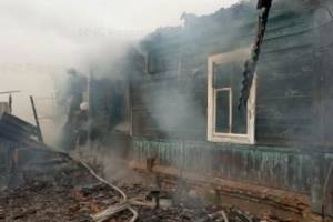 В Трубчевском районе горящий дом тушили полчаса