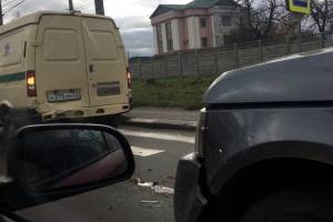 В Брянске на Городище машина инкассаторов попала в ДТП