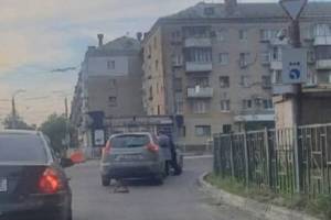 В Брянске на въезде в Бежицу столкнулись две легковушки 