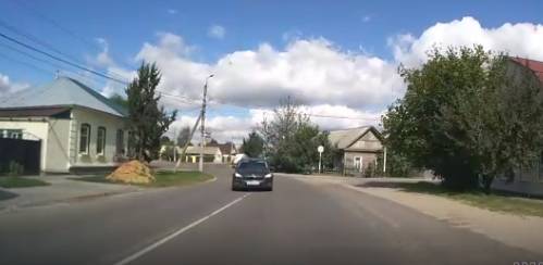 В Новозыбкове водитель едва не спровоцировал лобовое столкновение