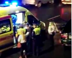 В Брянске сняли на видео госпитализацию сбившего ребёнка водителя