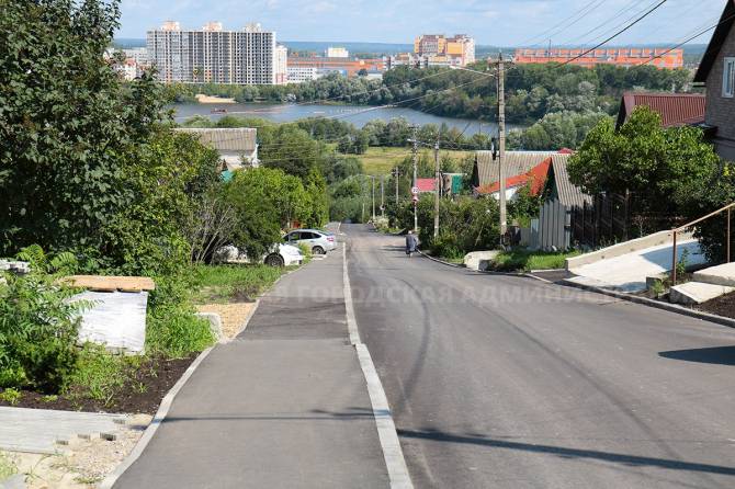 В Брянске отремонтировали переулок 1-й Городищенский