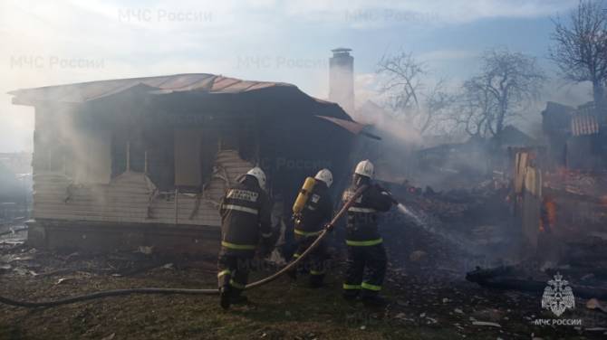 В селе Бошино Карачевского района сгорел жилой дом 