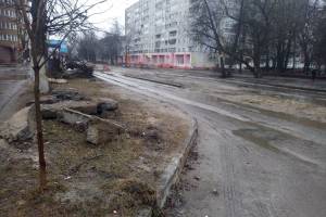 В Брянске сфотографировали разруху на улице Молодой Гвардии