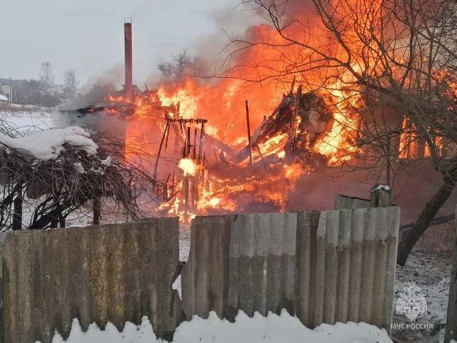В брянском селе на пепелище жилого дома нашли труп 59-летнего мужчины