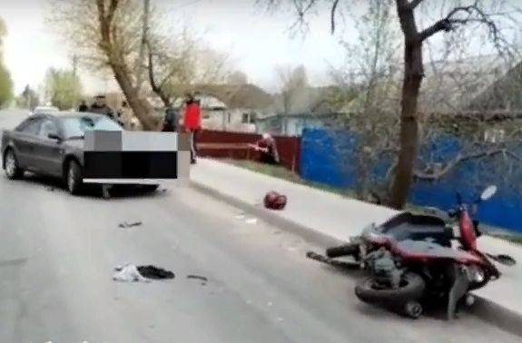 В Выгоничском районе водитель Ауди сбил пенсионера на скутере