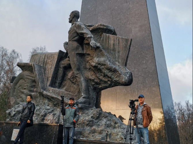 В Брянске для памятника воинам-водителям привезли редкий материал из Украины