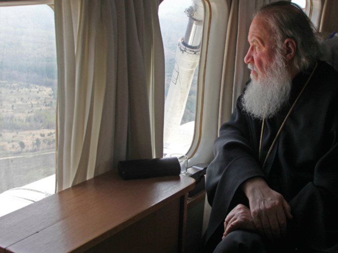 Глава РПЦ взглянул на Брянщину из иллюминатора вертолёта