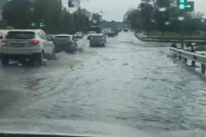 Брянск затопило после очередного сильного ливня 