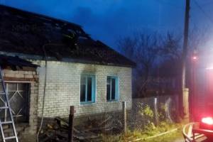 На пожаре в Дубровке пострадал человек
