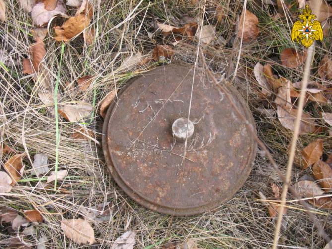 В Севском районе нашли противотанковую мину