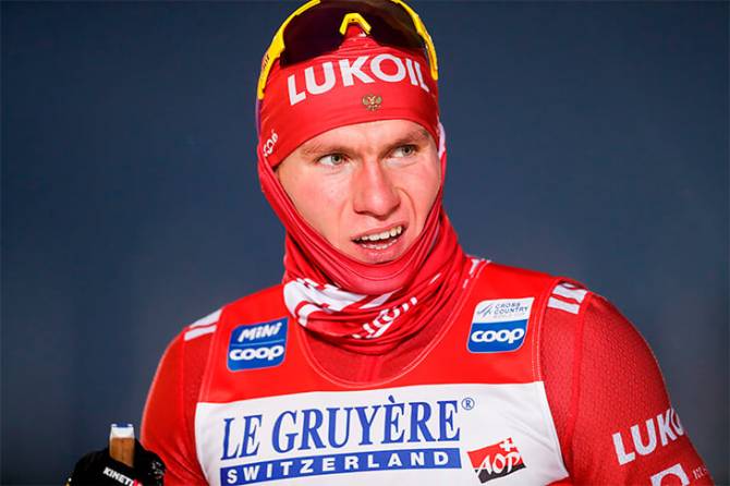 Брянский лыжник Большунов стал вторым в гонке преследования